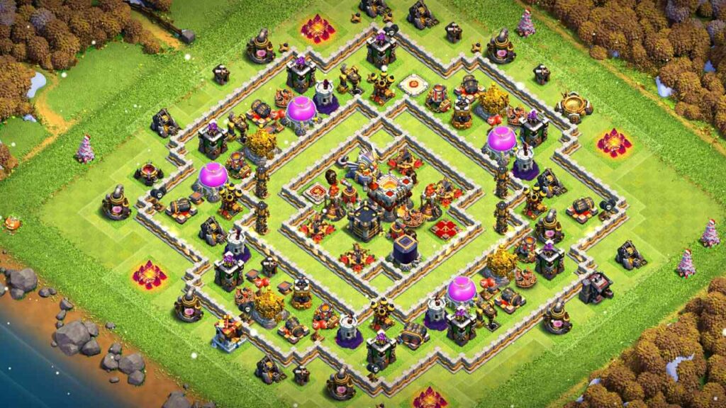 Town Hall 11 Trophy Base